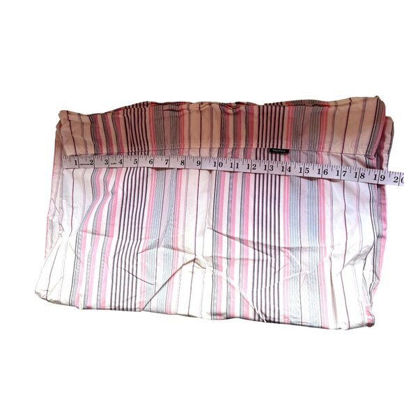 Pink & Gray Striped Pillowcase Set Of 2 91d - Picture 3 of 3